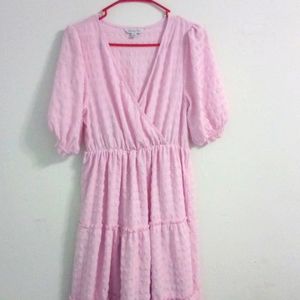 Ophelia Roe‎ Pink Maxi Dress Size Small